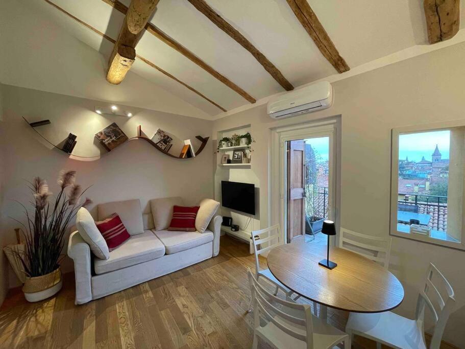Romantic Attic Room With Panoramic View Bologne Extérieur photo